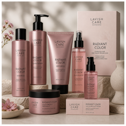 Косметика Lavish Care для фарбованого волосся: лінійка Radiant Color