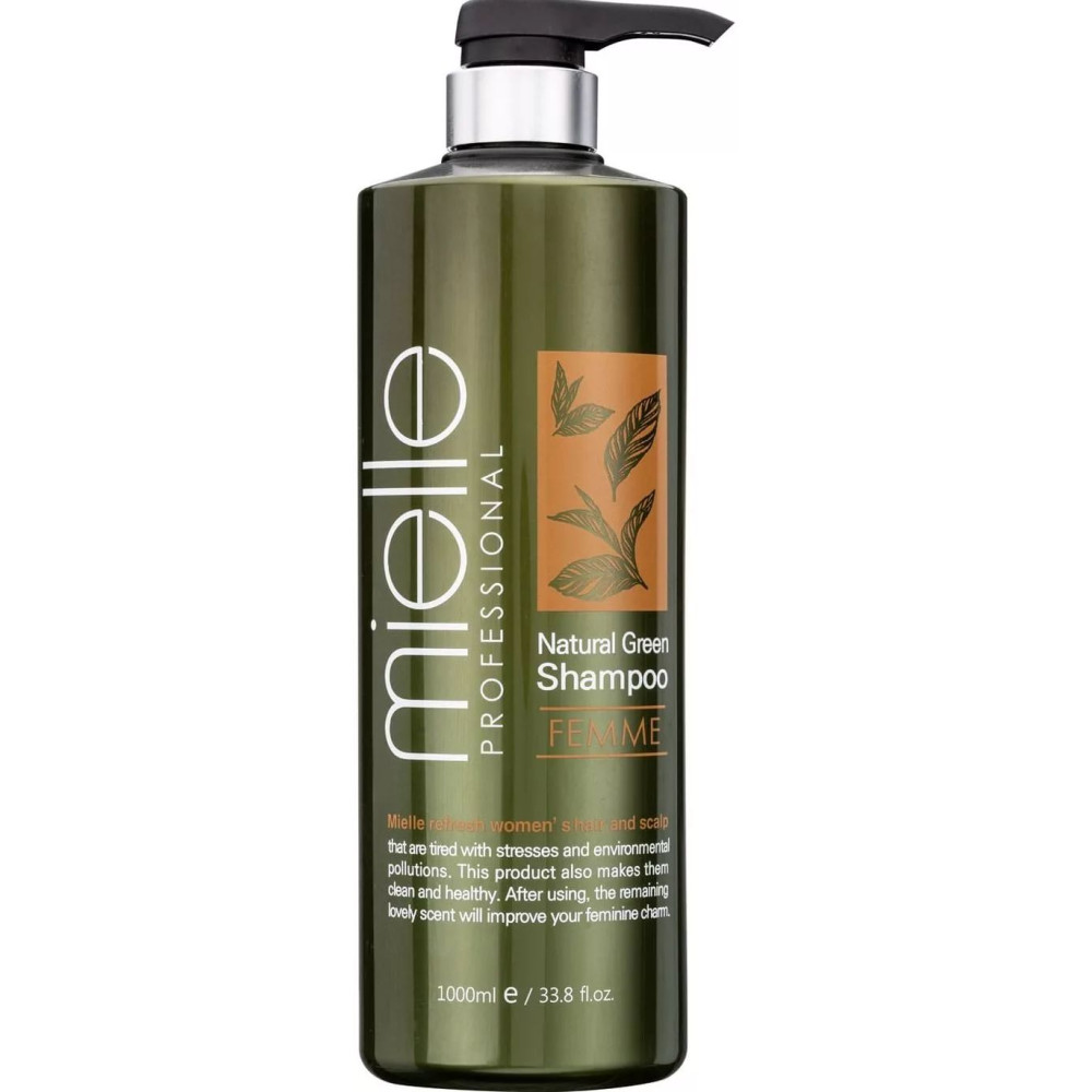 Natural Green Shampoo Femme MIELLE Шампунь для жінок 1000 мл