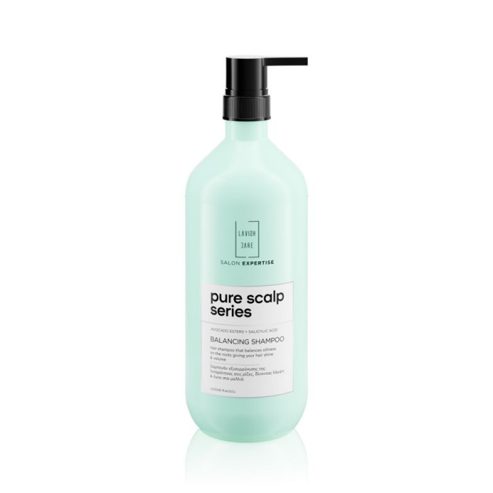 Pure Scalp Stries-Balancing Shampoo/Шампунь для жирного волосся 1000ml професійна серія