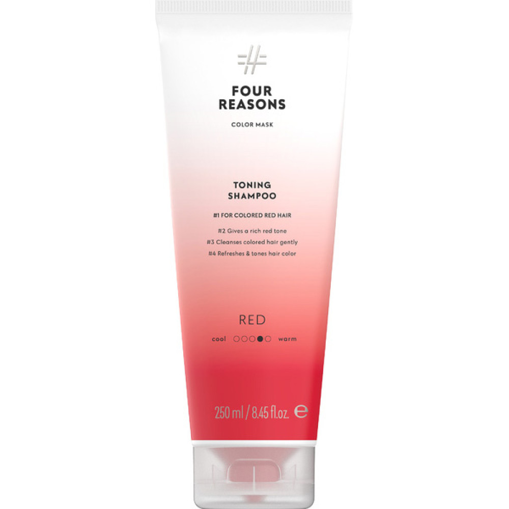 Red  Червона  Color Mask Маска-шампунь  для тонування волосся 250 мл
