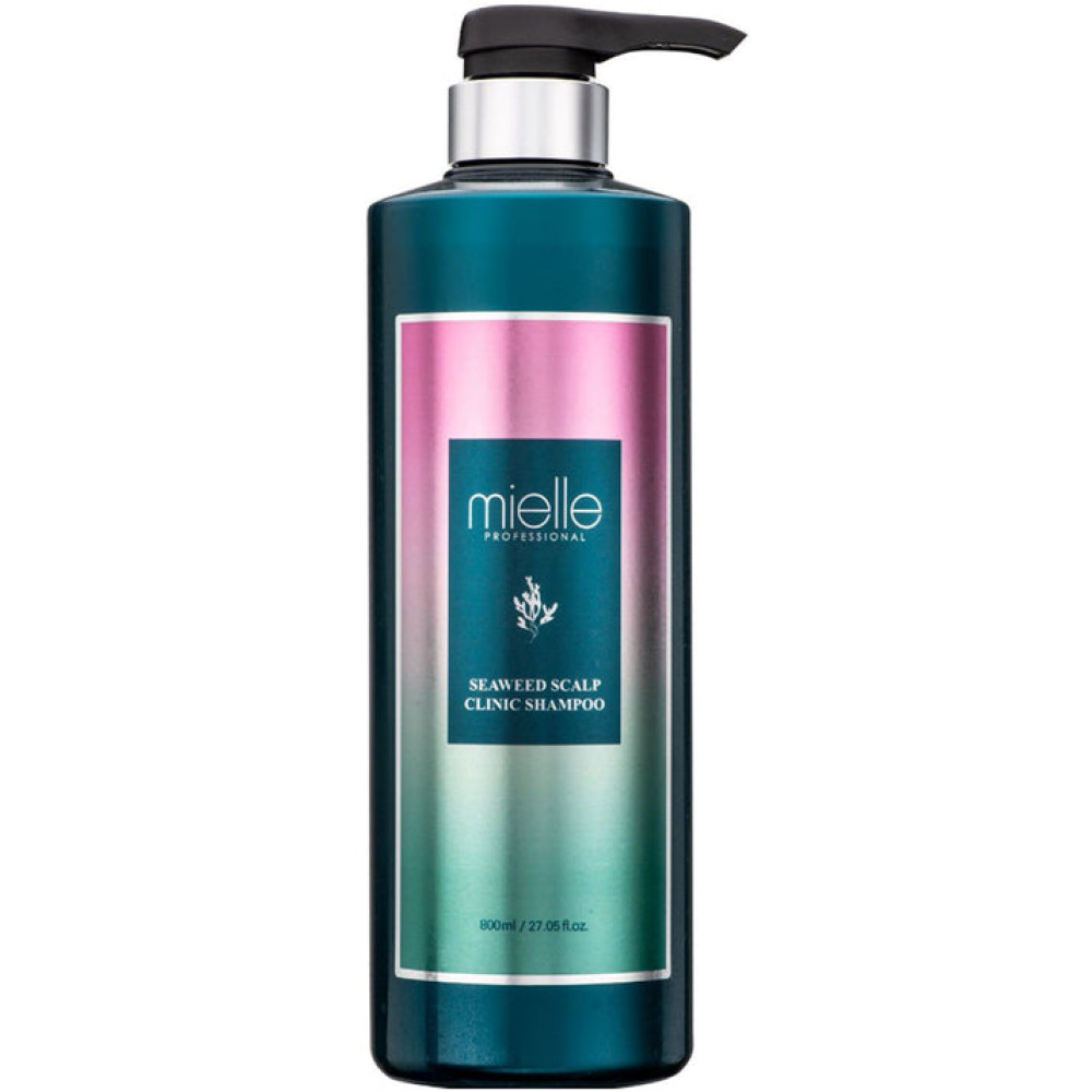 Seaweed Scalp Clinic Shampoo MIELLE Шампунь з морськими водоростями 800 мл