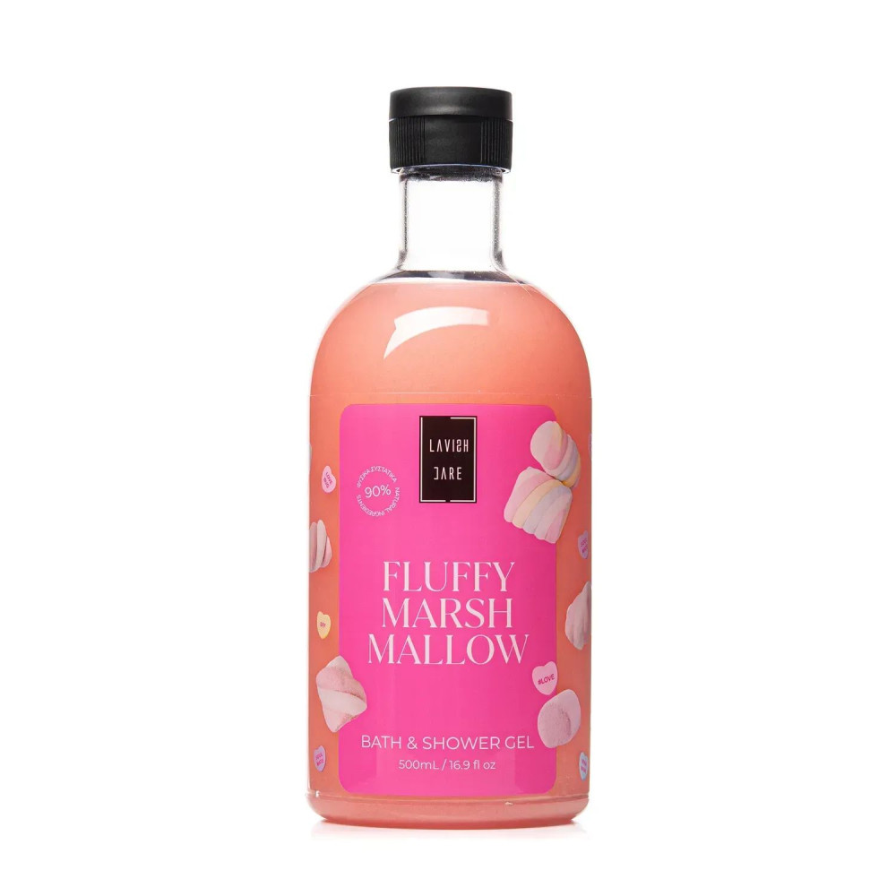 SHOWER GEL - FLUFFY MARSHMALLOW Гель для душуз ароматом маршмеллоу500мл