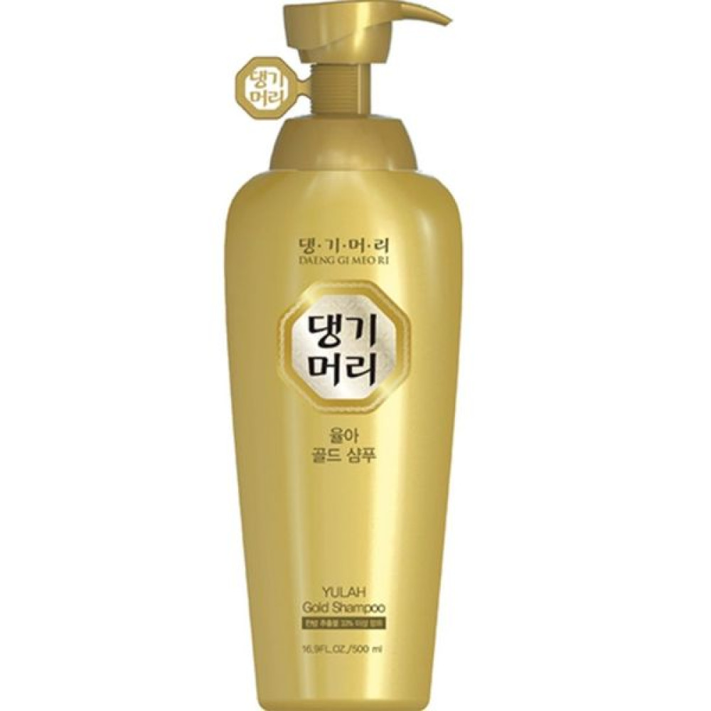 Зміцнюючий золотий шампунь, 500 мл /DAENG GI MEO RI  Yulah gold shampoo, 500ml
