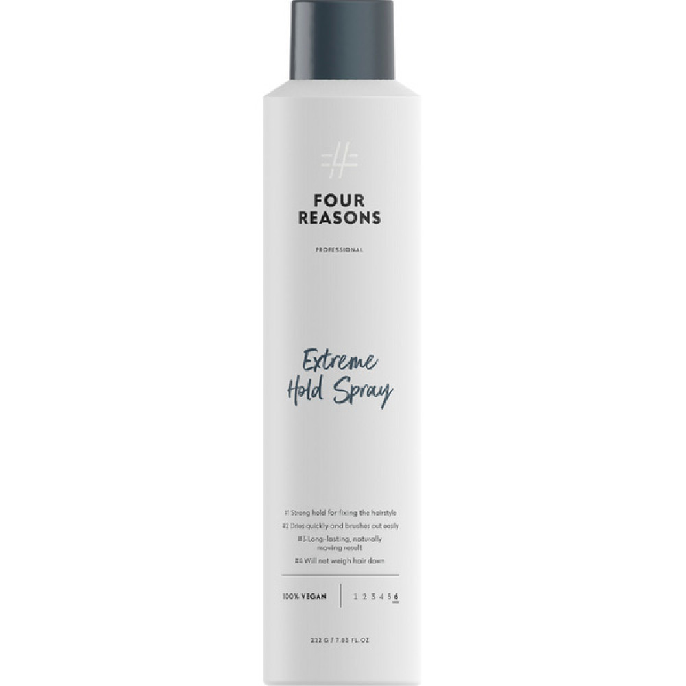 Лак для укладки надсильної фіксації "FOUR REASONS PROFESSIONAL Extreme Hold Spray" 300 мл
