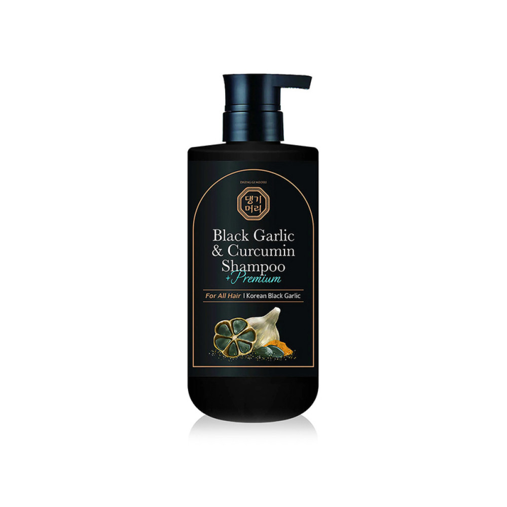 Преміальний шампунь  з екстрактом чорного часнику Premium Black Garlic and Curcumin Shampoo, 500ml