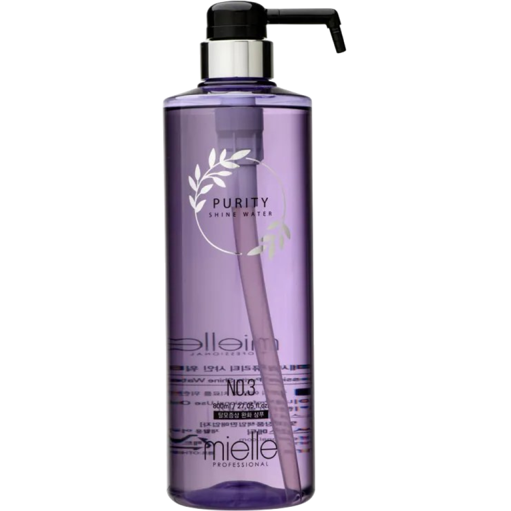 (№3) Purity Shine Water Shampoo Plus MIELLE 800 мл