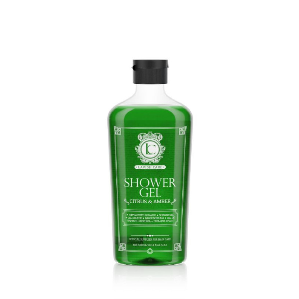 Barber shower gel citrus amber 300ml/ цитрусовий бурштин