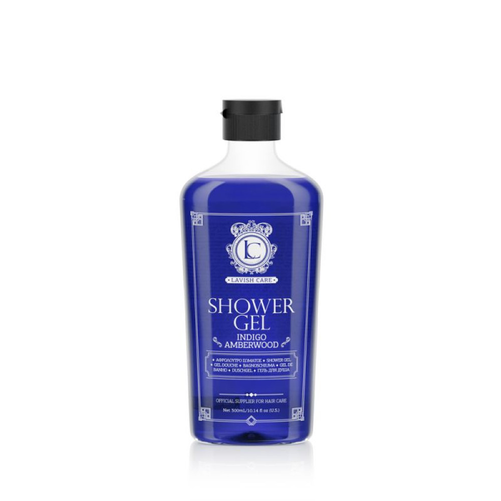 Barber shower gel indigo amberwood   300ml/ бурштинове дерево
