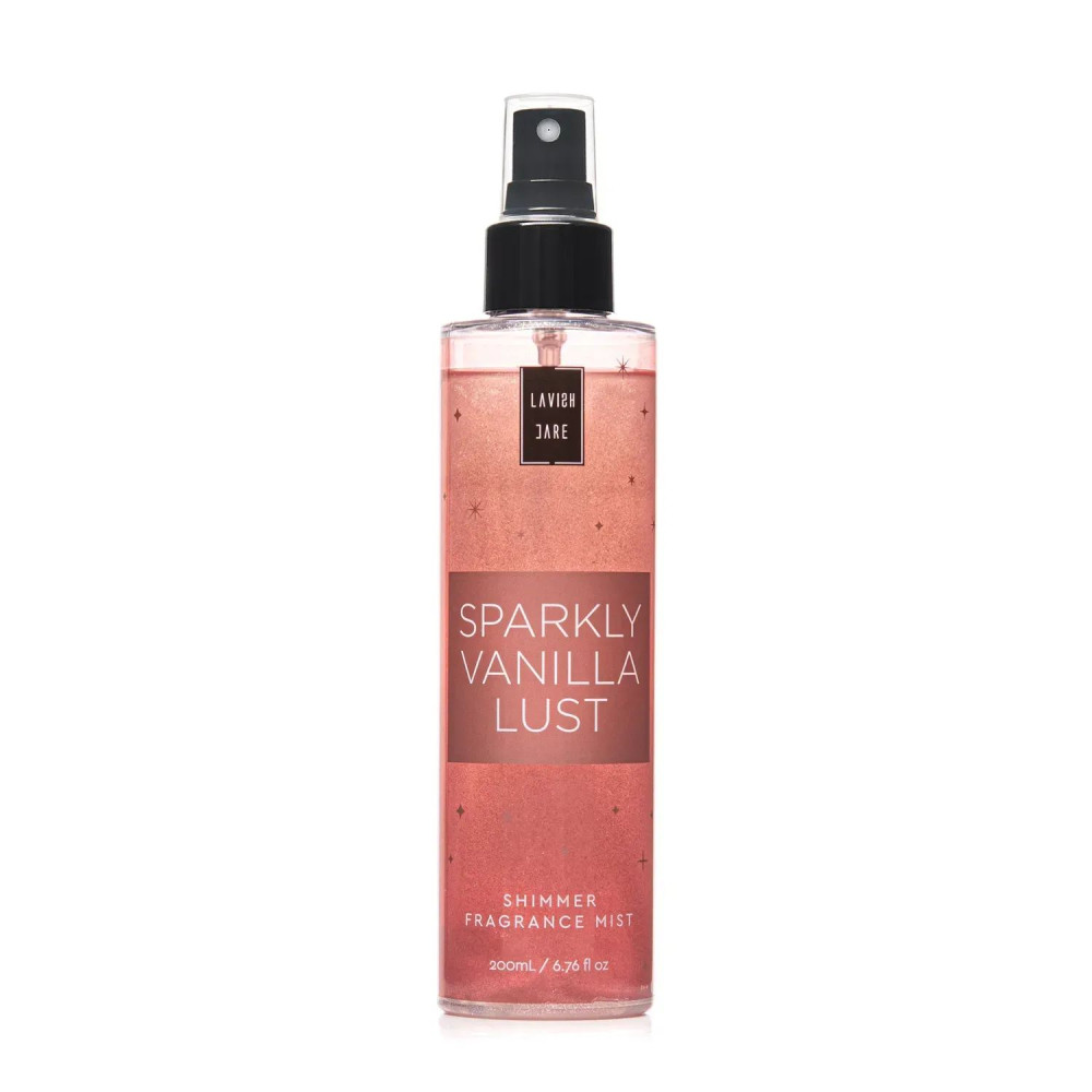 BODY MIST - SPARKLY VANILLA LUST Зволожуючий спрей для тіла з шимером 200 ml
