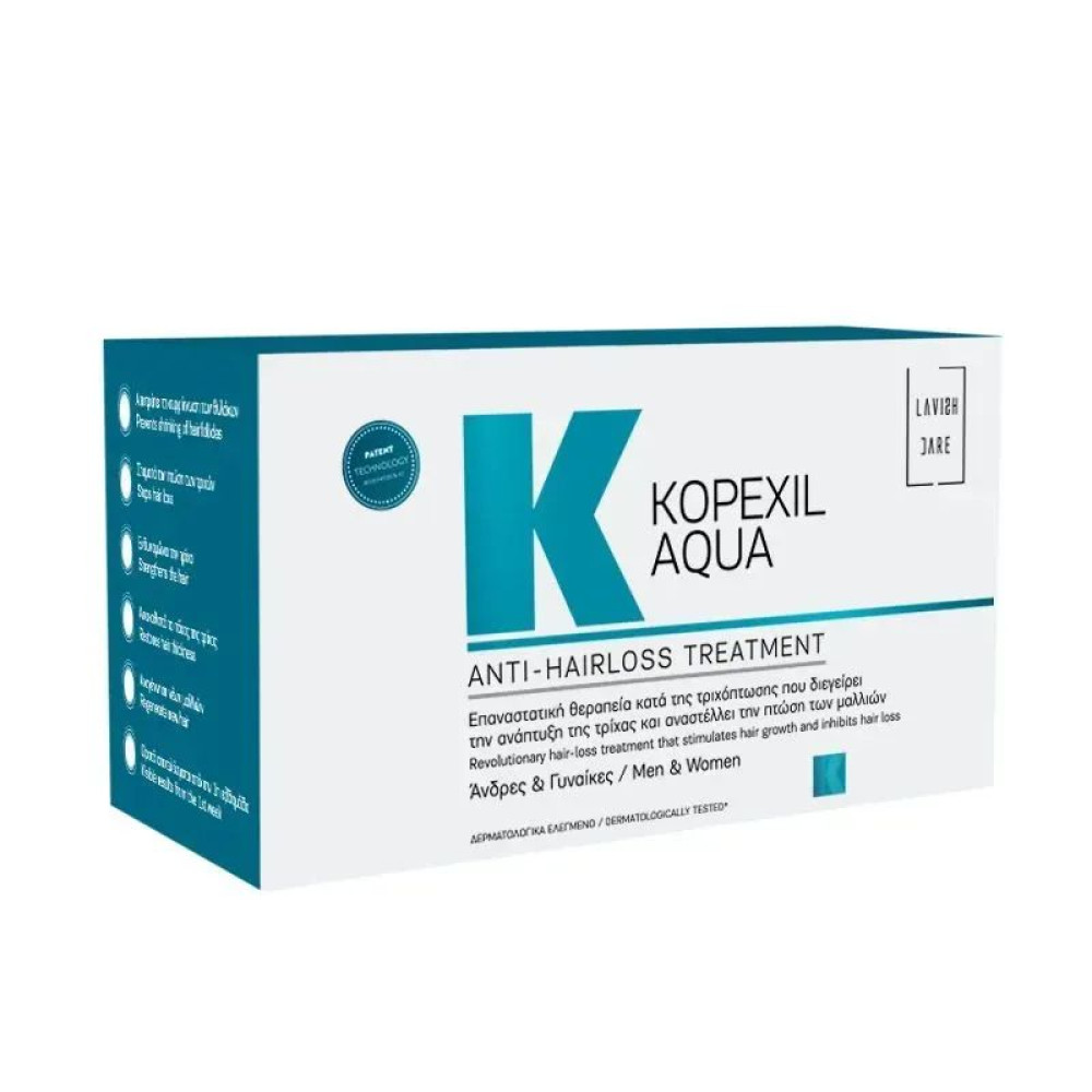 Kopexil Aqua-Complete Treatment Догляд проти випадіння ампули+шампунь